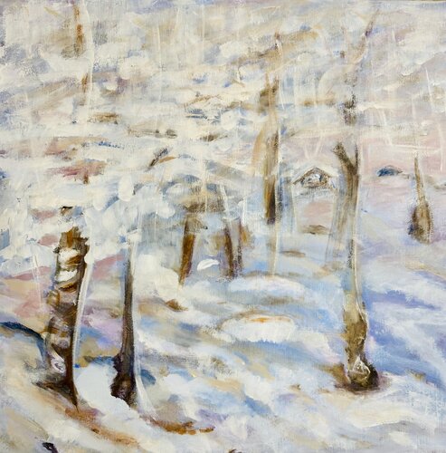 Fragment d’hiver di Karen Amsallem, Pittura in vendita su Singulart