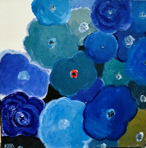Partition en mineur van Karen Amsallem, Schilderij te koop op Singulart