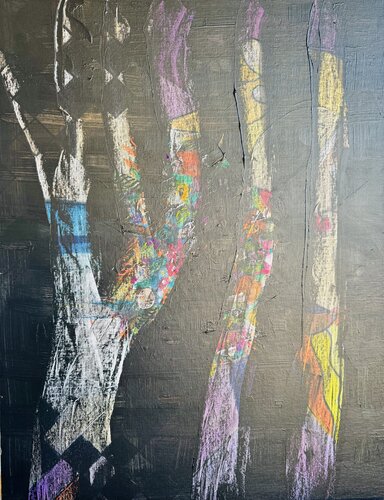 Les stoïques III di Karen Amsallem, Pittura in vendita su Singulart