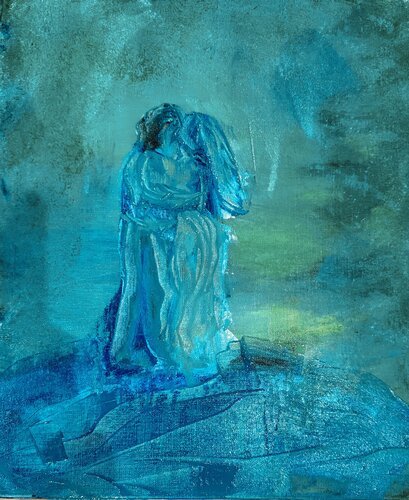 Songe d’une nuit d’été van Karen Amsallem, Schilderij te koop op Singulart