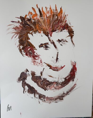 Décoiffé II by Karen Amsallem, Work on Paper for Sale on Singulart