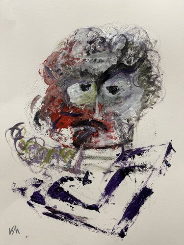 Décoiffé III by Karen Amsallem, Work on Paper for Sale on Singulart