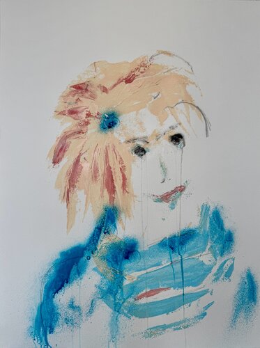 Décoiffé VII par Karen Amsallem, Œuvre sur papier en vente sur Singulart