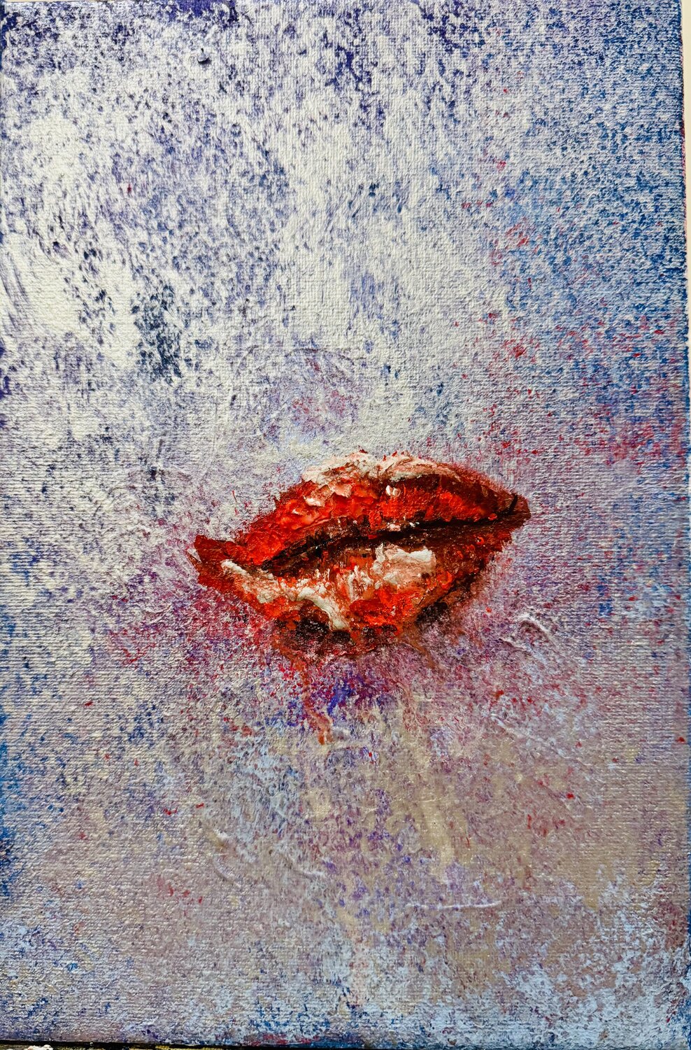 L’élan, le baiser, la trace Karen Amsallem Originalgemälde zu verkaufen