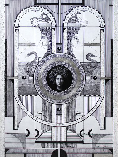 Medusa van Yulia Protsyshyn, Schilderij te koop op Singulart