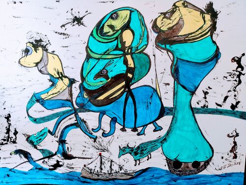 Le moustique tigre by FRANCIS GERMAIN, Work on Paper for Sale on Singulart