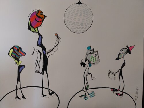 Dansez by FRANCIS GERMAIN, Work on Paper for Sale on Singulart