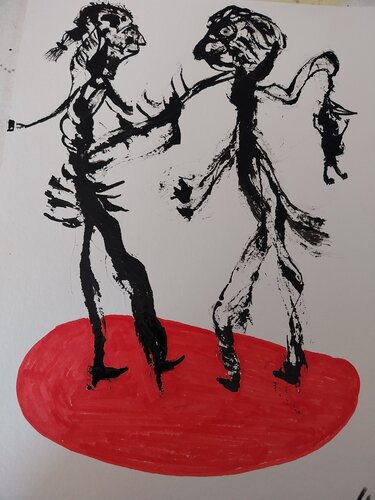 Tango Tango van FRANCIS GERMAIN, Tekening te koop op Singulart