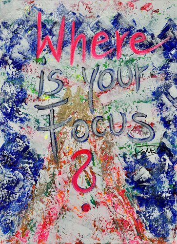Where is your focus? di Danja Kulterer, Pittura in vendita su Singulart