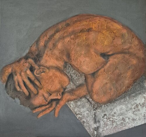 in bilico by daniela volpi, Painting for Sale on Singulart