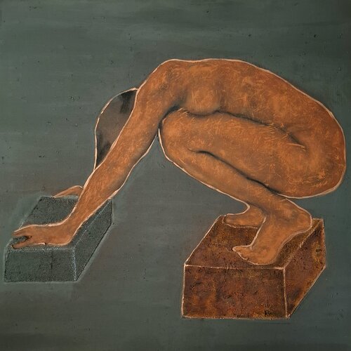 Doppio appoggio by daniela volpi, Painting for Sale on Singulart