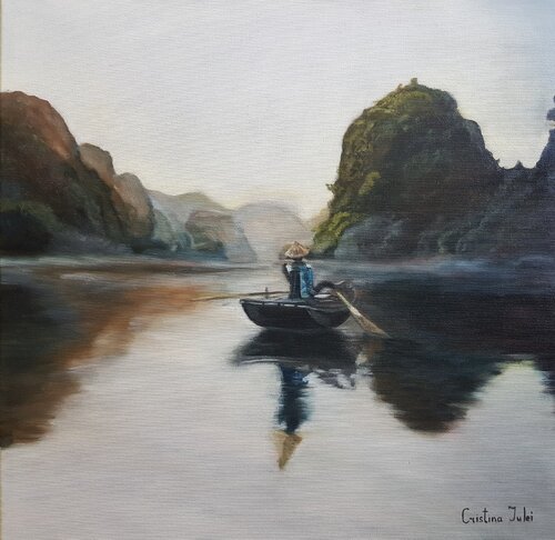 Il pescatore van Cristina Severin, Schilderij te koop op Singulart