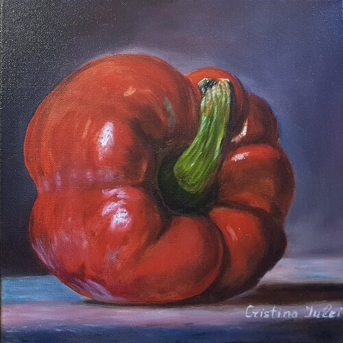 Rosso fuoco van Cristina Severin, Schilderij te koop op Singulart
