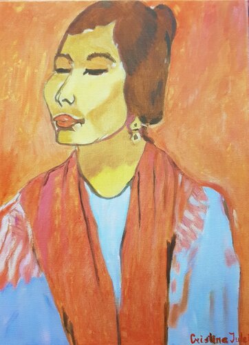 Omaggio a Matisse "Joaquina" van Cristina Severin, Schilderij te koop op Singulart
