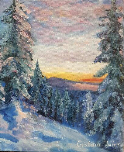 Inverno van Cristina Severin, Schilderij te koop op Singulart