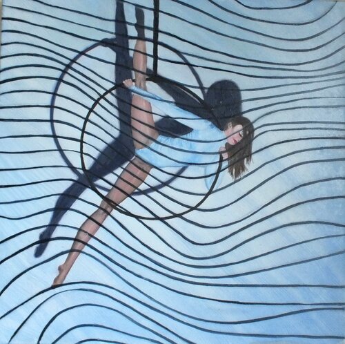 Suspended in Flight de Eniko Toth, Pintura a la venta en Singulart