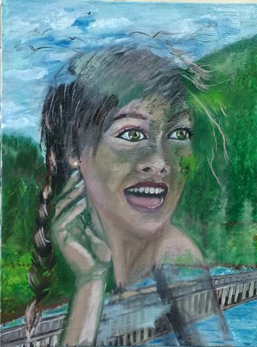 Spirit of Nature van Eniko Toth, Schilderij te koop op Singulart