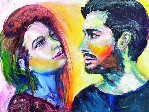 Speak Your Truth van Eniko Toth, Schilderij te koop op Singulart