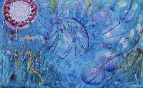 Electric Water von Eniko Toth, Malerei kaufen auf Singulart