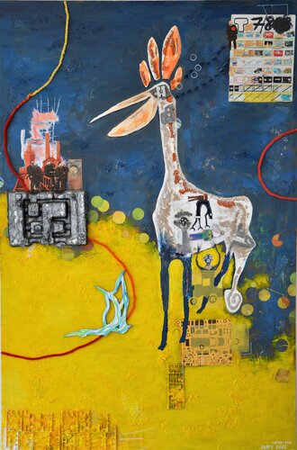 The populist party van Pier Forlano, Schilderij te koop op Singulart