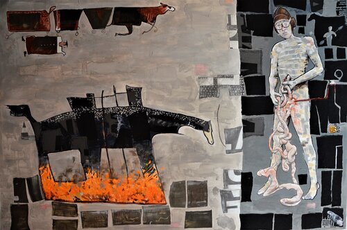 The adolescent von Pier Forlano, Malerei kaufen auf Singulart