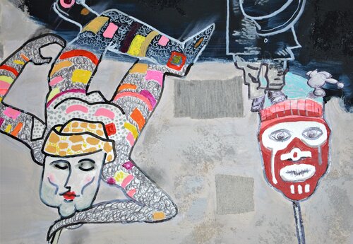 Conformity vs. competition - print 40x60 cm by Pier Forlano, Print for Sale on Singulart