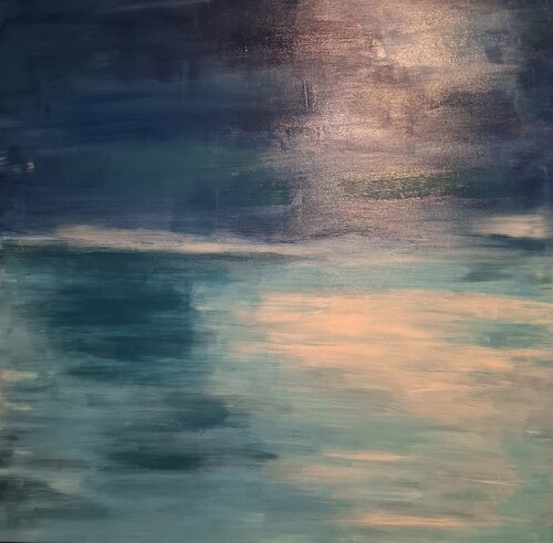 Cento sfumature di blu von Ariadna Novicov, Malerei kaufen auf Singulart
