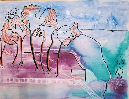 Respirare di Ariadna Novicov, Pittura in vendita su Singulart