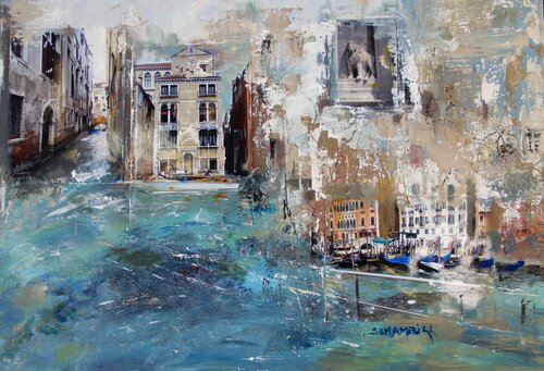 Venise 3 von Sylvie Schambill, Malerei kaufen auf Singulart