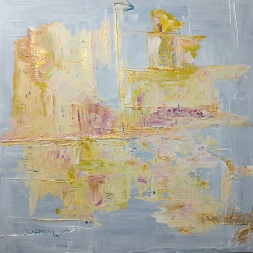 Rêve bleu von Sylvie Schambill, Malerei kaufen auf Singulart