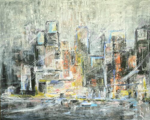 NY25 par Sylvie Schambill, Peinture en vente sur Singulart