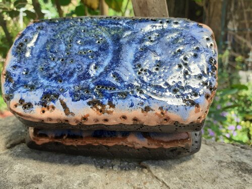 Lézard bleu et rose by Sylvie Schambill, Other Media for Sale on Singulart