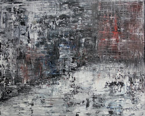 Pluie d'hiver von Sylvie Schambill, Malerei kaufen auf Singulart