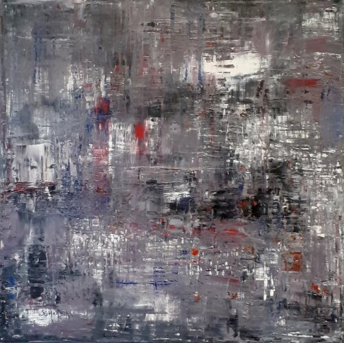 Printemps violet von Sylvie Schambill, Malerei kaufen auf Singulart