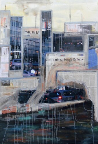 NYSM1 (triptyque possible) di Sylvie Schambill, Pittura in vendita su Singulart