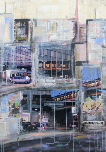 NYSM2 di Sylvie Schambill, Pittura in vendita su Singulart