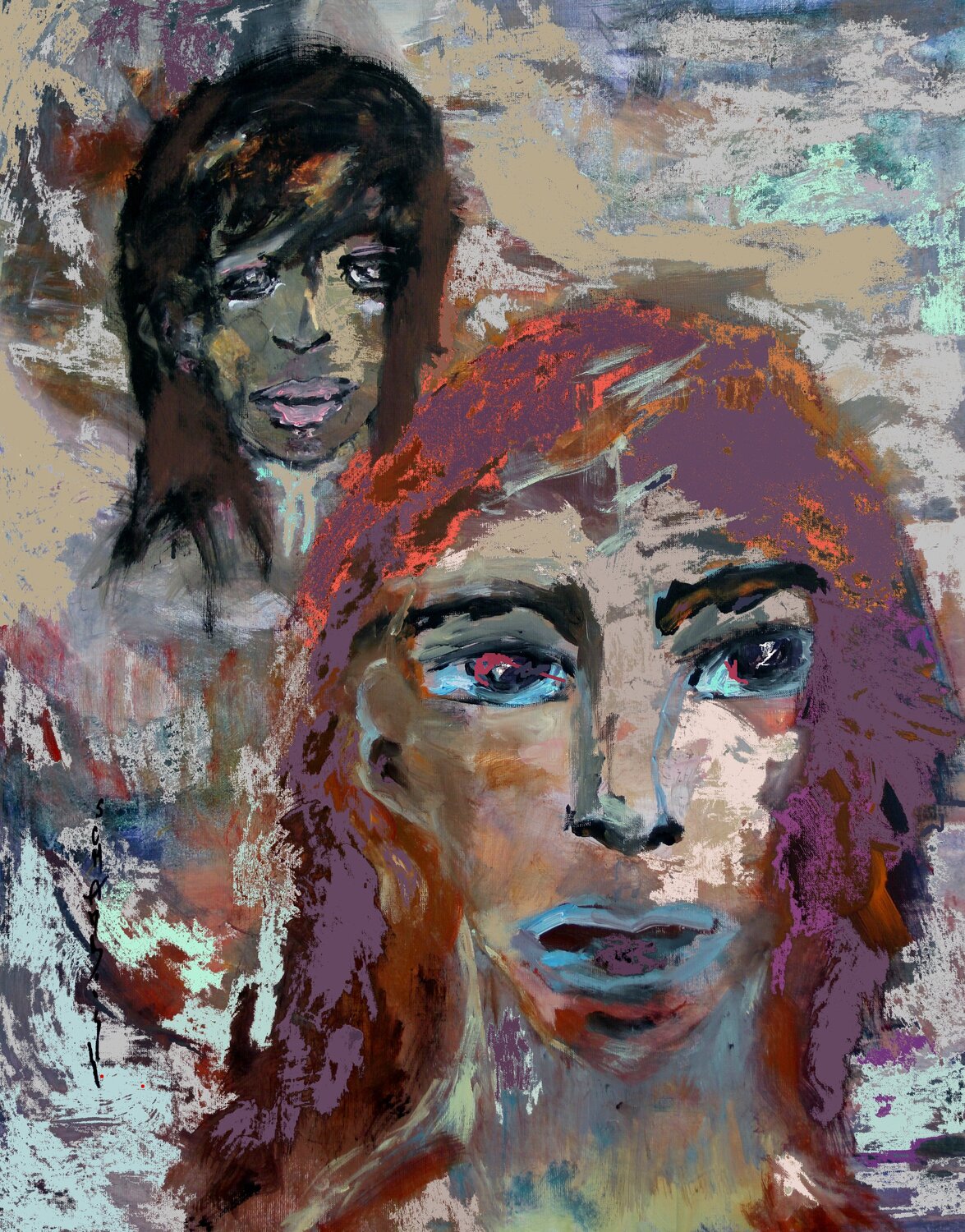 Graphique  Duo Sylvie Schambill
