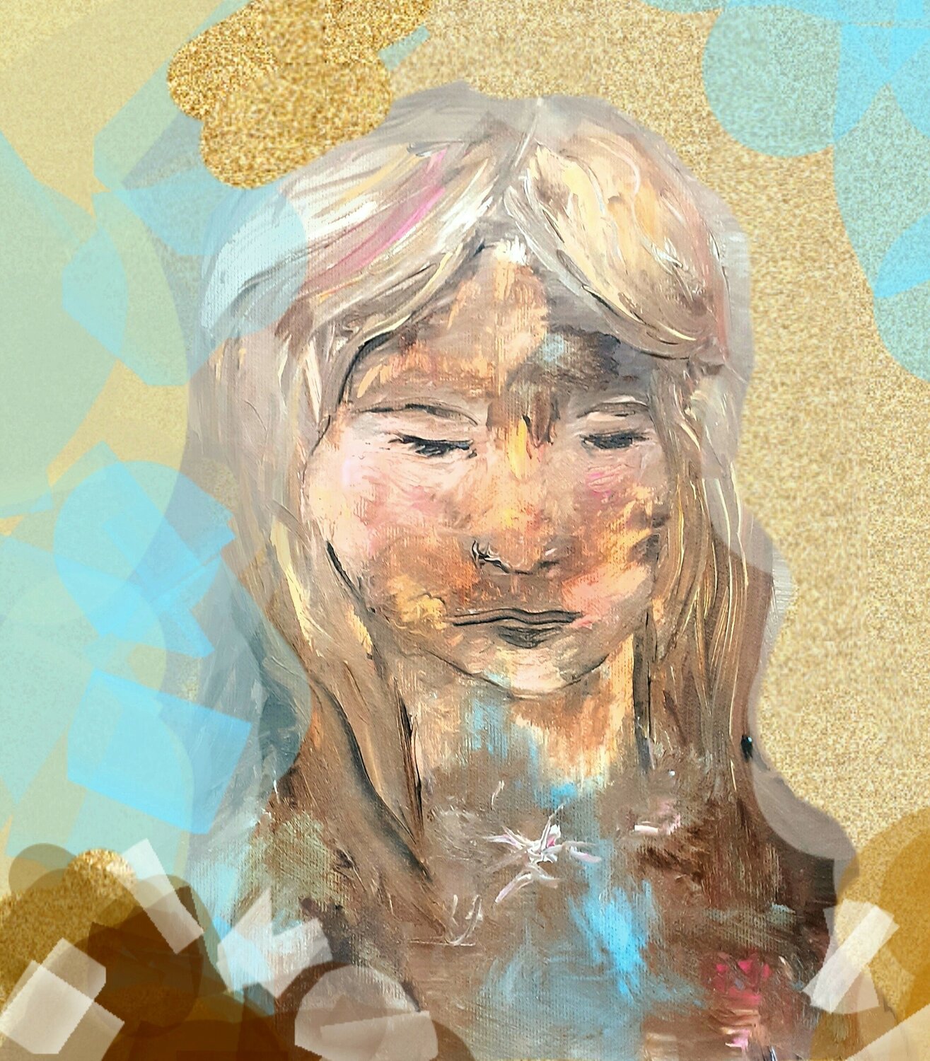 Graphique Femmes: " blonde" Sylvie Schambill