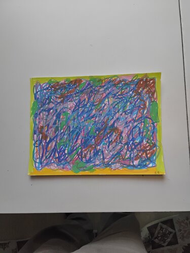 Composition complexe pour acrylique van Alexandre Auerbach, Werk op papier te koop op Singulart