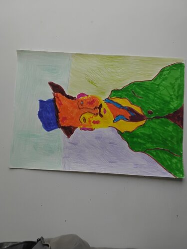 D'après Vincent portrait d'Arnaud Roulin by Alexandre Auerbach, Work on Paper for Sale on Singulart