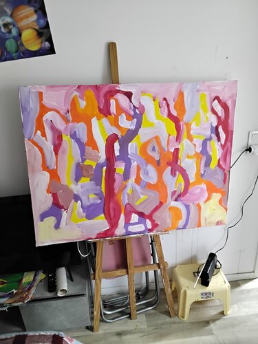 Entre passe et avenir. Le monde des illusions by Alexandre Auerbach, 회화 for Sale on Singulart