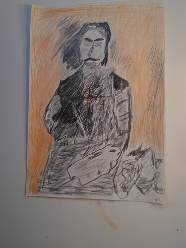 D'après Duego Velasquez  Les menines par Alexandre Auerbach, Dessin en vente sur Singulart