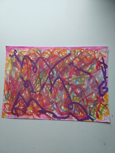 Abstraction avec optimisme van Alexandre Auerbach, Werk op papier te koop op Singulart