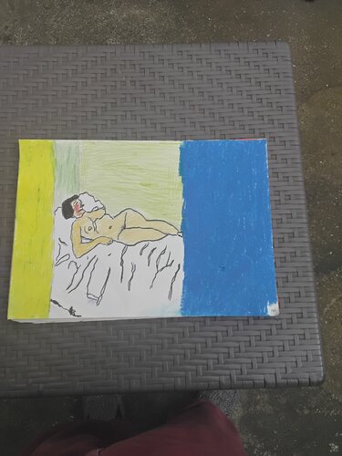 Nu d'après Félix vallotton 1913 by Alexandre Auerbach, Drawing for Sale on Singulart