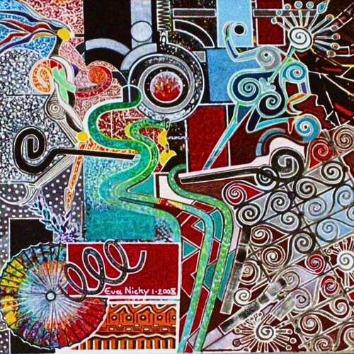 Mécanismes des sens par Eva Nicky, Peinture en vente sur Singulart