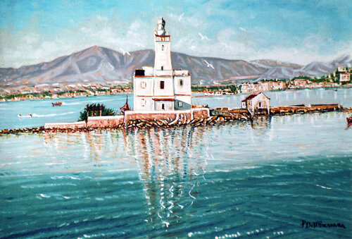 Porto di Olbia Sardegna by Pietro Dell'Aversana, 絵画 for Sale on Singulart