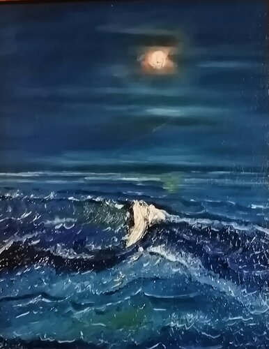 Notturno di Pietro Dell'Aversana, Pittura in vendita su Singulart