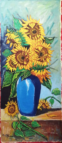 "Girasoli" van Pietro Dell'Aversana, Schilderij te koop op Singulart