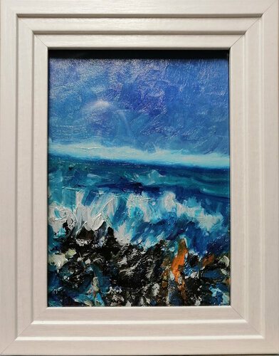"Mare e scogli" par Pietro Dell'Aversana, Peinture en vente sur Singulart