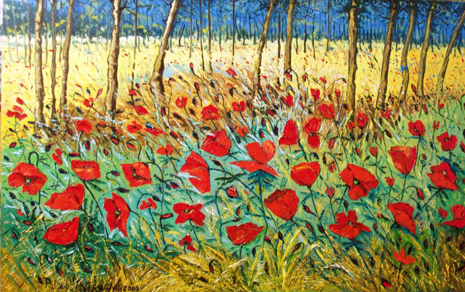Campo di papaveri Pietro Dell'Aversana